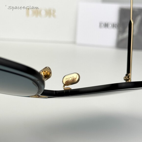 BRAND NEW Dior ULTRADIOR MU B0B0 Gold Blue Unisex Mask Sunglasses - Picture 7 of 12